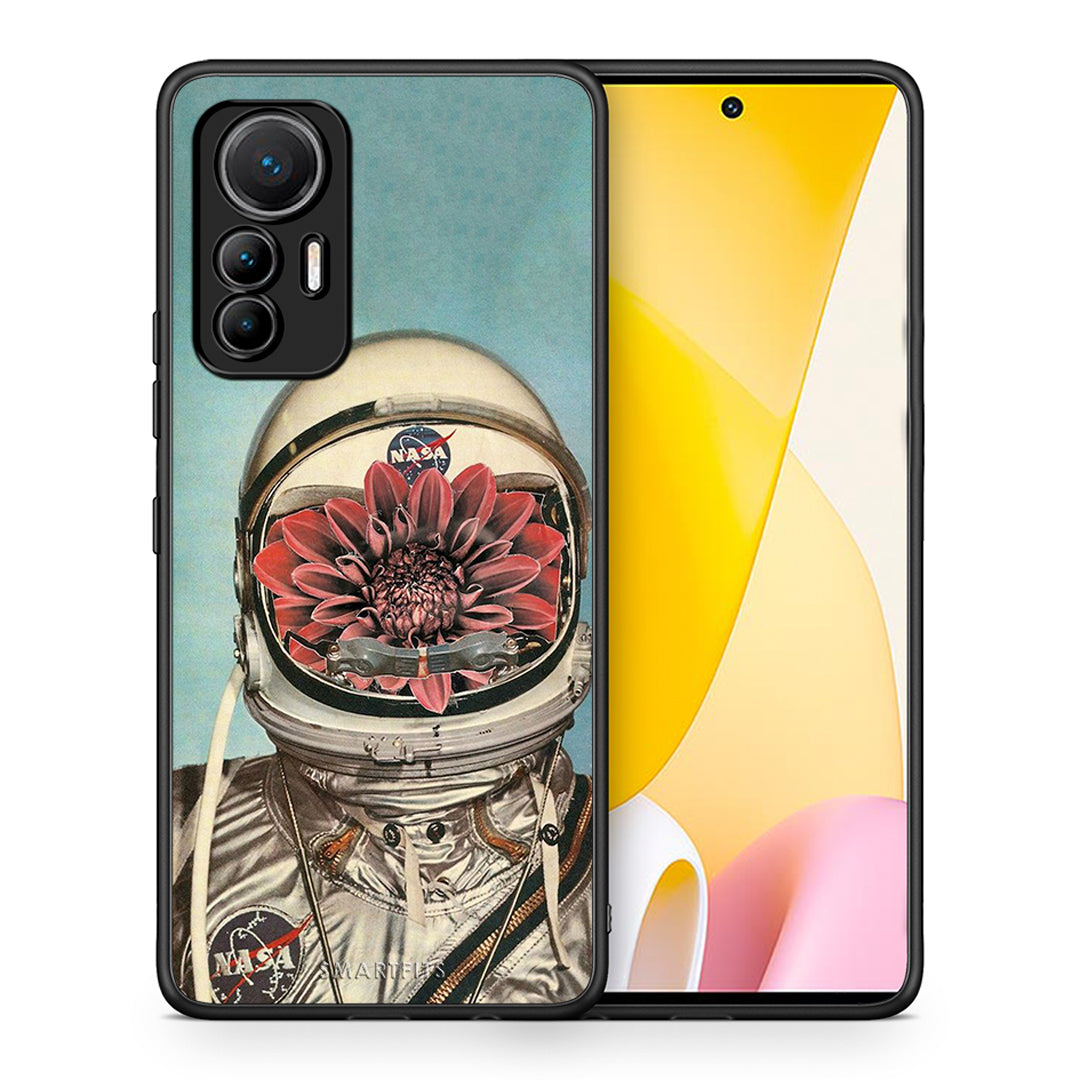 Θήκη Xiaomi 12 Lite 5G Nasa Bloom από τη Smartfits με σχέδιο στο πίσω μέρος και μαύρο περίβλημα | Xiaomi 12 Lite 5G Nasa Bloom case with colorful back and black bezels