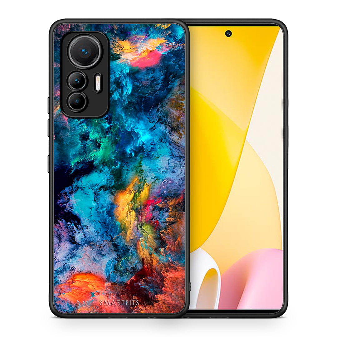 Θήκη Xiaomi 12 Lite 5G Crayola Paint από τη Smartfits με σχέδιο στο πίσω μέρος και μαύρο περίβλημα | Xiaomi 12 Lite 5G Crayola Paint case with colorful back and black bezels