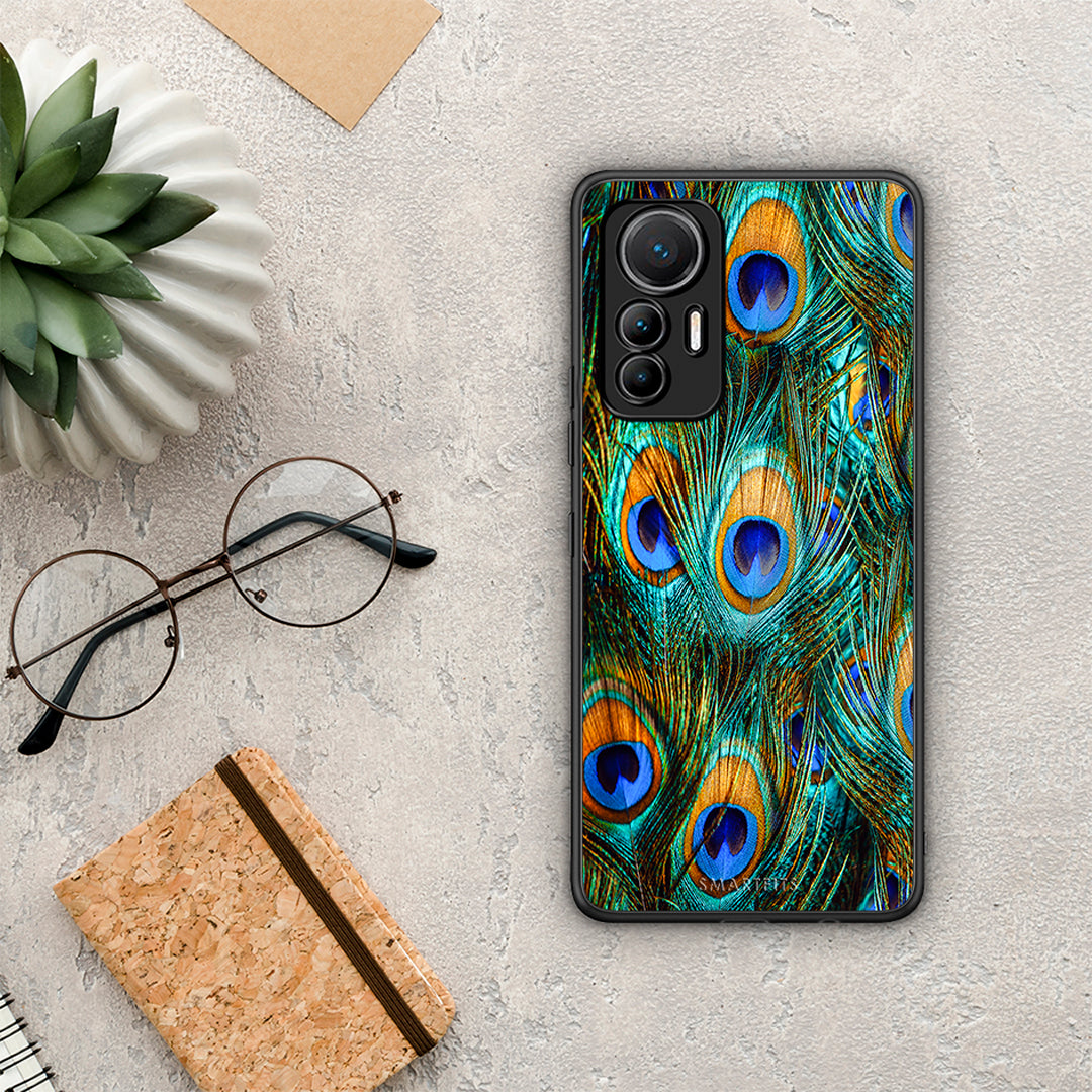 Real Peacock Feathers - Xiaomi 12 Lite 5G Case
