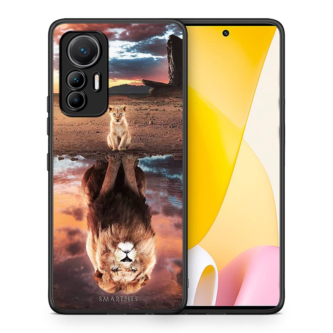 Θήκη Αγίου Βαλεντίνου Xiaomi 12 Lite 5G Sunset Dreams από τη Smartfits με σχέδιο στο πίσω μέρος και μαύρο περίβλημα | Xiaomi 12 Lite 5G Sunset Dreams case with colorful back and black bezels