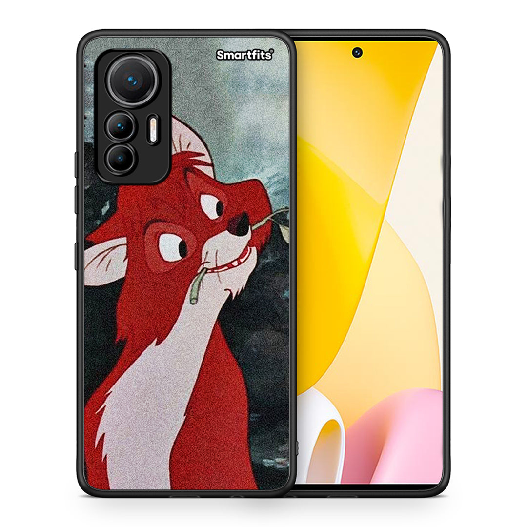 Θήκη Xiaomi 12 Lite 5G Tod And Vixey Love 1 από τη Smartfits με σχέδιο στο πίσω μέρος και μαύρο περίβλημα | Xiaomi 12 Lite 5G Tod And Vixey Love 1 case with colorful back and black bezels