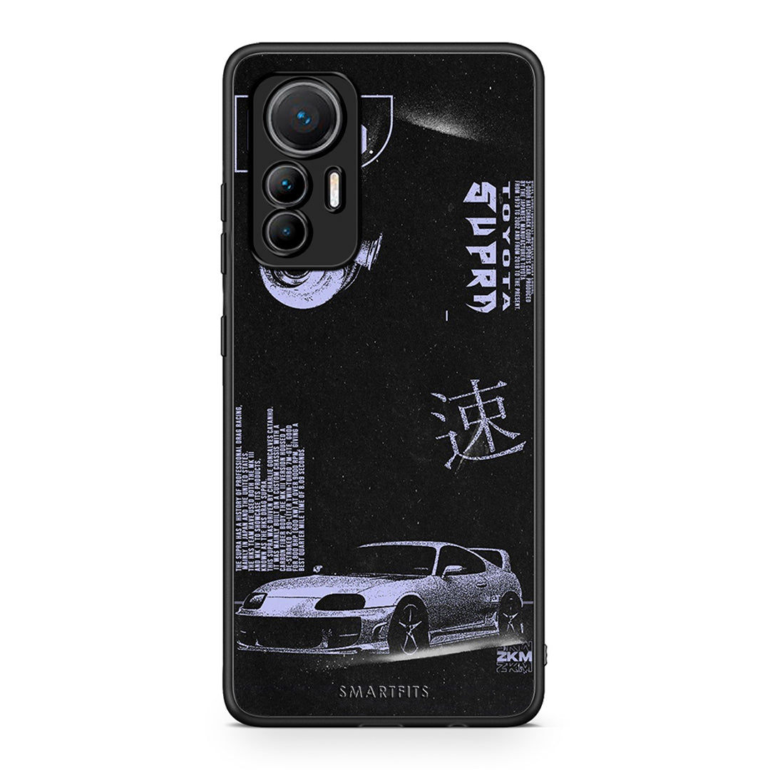 Xiaomi 12 Lite 5G Tokyo Drift Θήκη Αγίου Βαλεντίνου από τη Smartfits με σχέδιο στο πίσω μέρος και μαύρο περίβλημα | Smartphone case with colorful back and black bezels by Smartfits