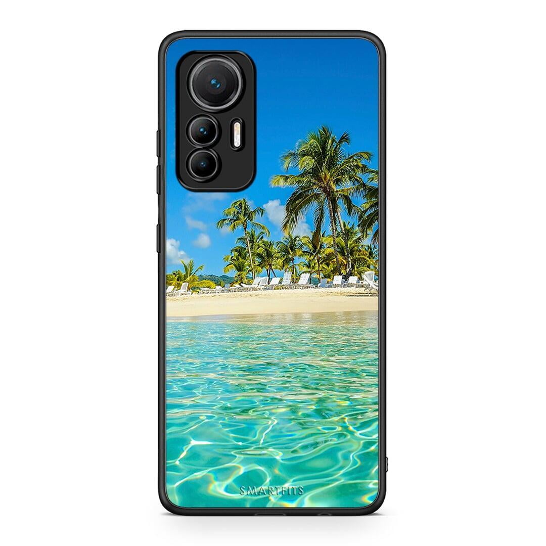 Xiaomi 12 Lite 5G Tropical Vibes Θήκη από τη Smartfits με σχέδιο στο πίσω μέρος και μαύρο περίβλημα | Smartphone case with colorful back and black bezels by Smartfits