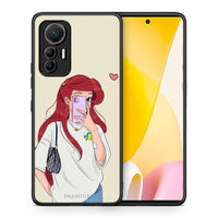 Thumbnail for Θήκη Xiaomi 12 Lite 5G Walking Mermaid από τη Smartfits με σχέδιο στο πίσω μέρος και μαύρο περίβλημα | Xiaomi 12 Lite 5G Walking Mermaid case with colorful back and black bezels