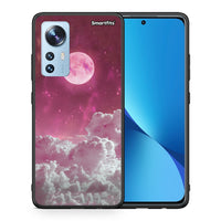 Thumbnail for Θήκη Xiaomi 12 / 12X 5G Pink Moon από τη Smartfits με σχέδιο στο πίσω μέρος και μαύρο περίβλημα | Xiaomi 12 / 12X 5G Pink Moon case with colorful back and black bezels