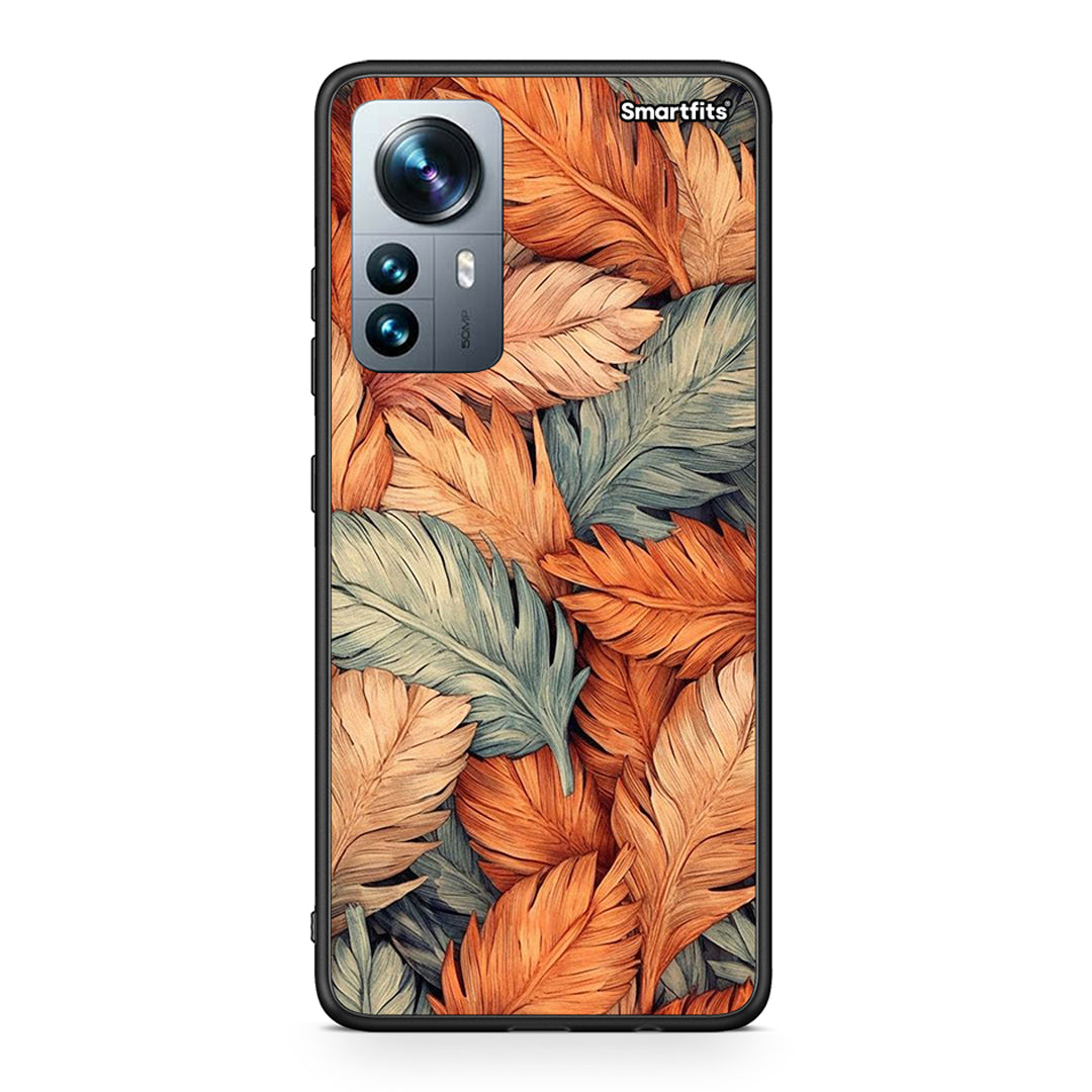 Xiaomi 12 Pro Autumn Leaves θήκη από τη Smartfits με σχέδιο στο πίσω μέρος και μαύρο περίβλημα | Smartphone case with colorful back and black bezels by Smartfits