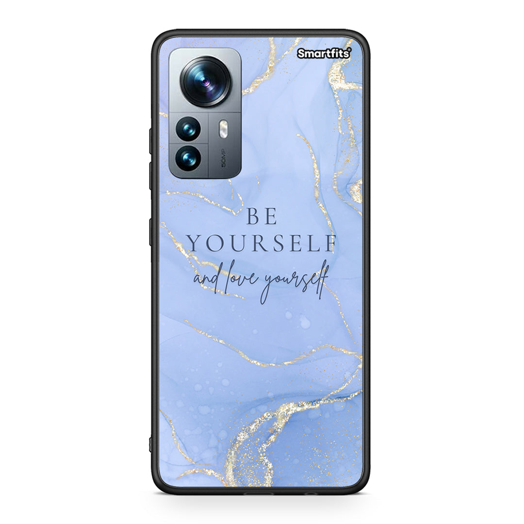 Xiaomi 12 Pro Be Yourself θήκη από τη Smartfits με σχέδιο στο πίσω μέρος και μαύρο περίβλημα | Smartphone case with colorful back and black bezels by Smartfits