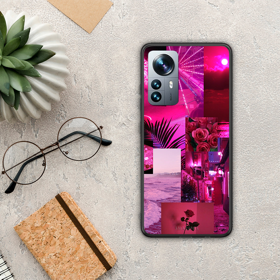 Collage Red Roses - Xiaomi 12 Pro case