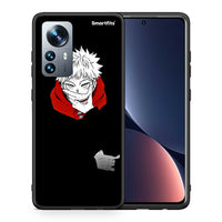 Thumbnail for Θήκη Xiaomi 12 Pro Itadori Anime από τη Smartfits με σχέδιο στο πίσω μέρος και μαύρο περίβλημα | Xiaomi 12 Pro Itadori Anime case with colorful back and black bezels