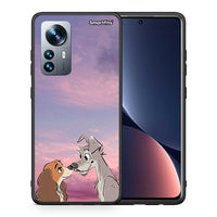 Thumbnail for Θήκη Xiaomi 12 Pro Lady And Tramp από τη Smartfits με σχέδιο στο πίσω μέρος και μαύρο περίβλημα | Xiaomi 12 Pro Lady And Tramp case with colorful back and black bezels