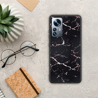 Thumbnail for Marble Black Rosegold - Xiaomi 12 Pro case