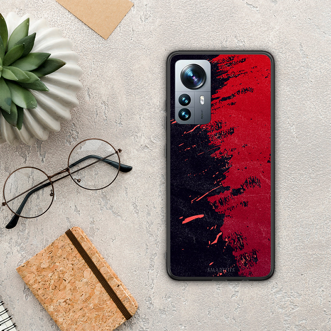 Red Paint - Xiaomi 12 Pro case