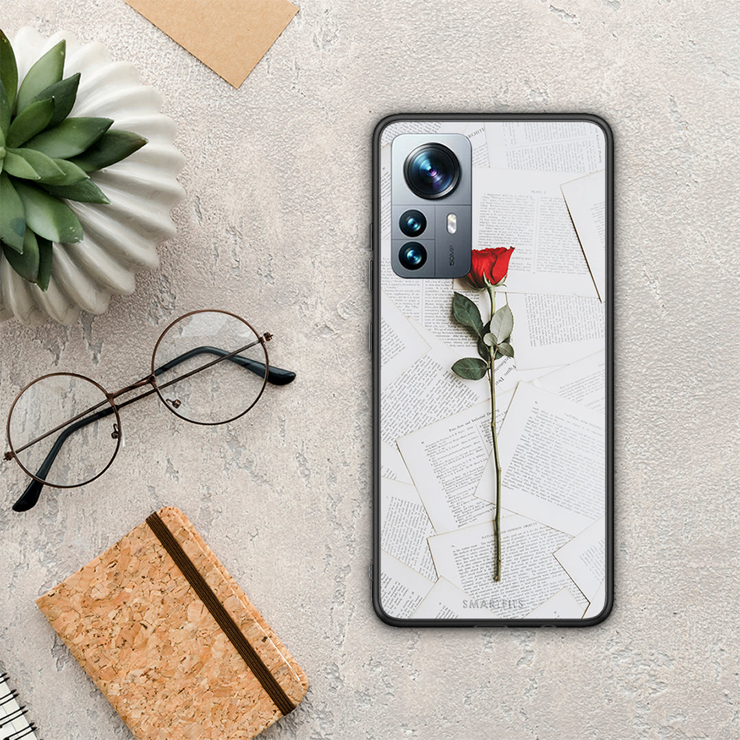 Red Rose - Xiaomi 12 Pro case