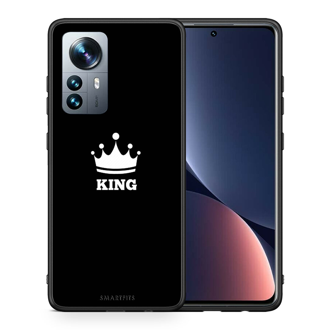 Θήκη Xiaomi 12 Pro King Valentine από τη Smartfits με σχέδιο στο πίσω μέρος και μαύρο περίβλημα | Xiaomi 12 Pro King Valentine case with colorful back and black bezels