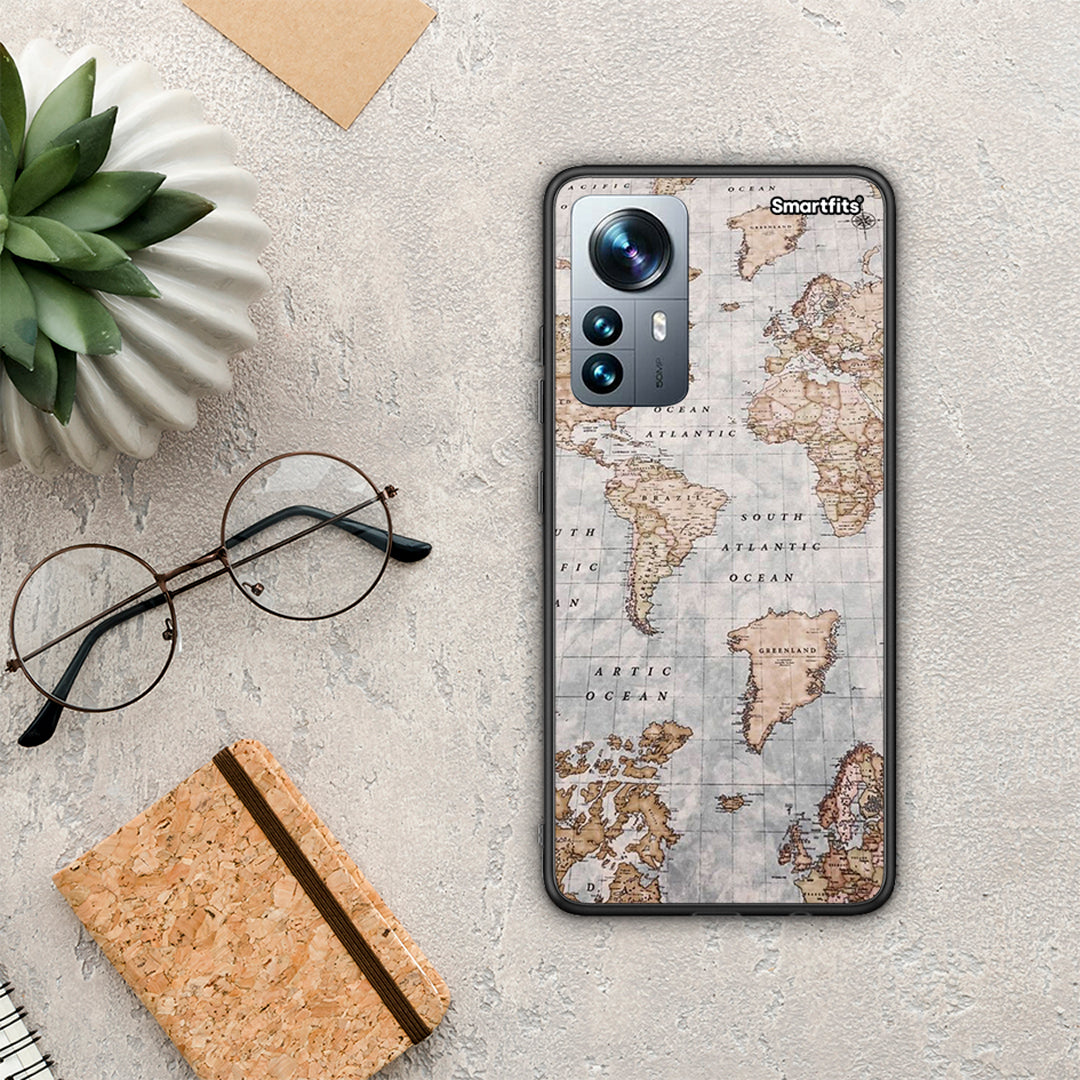 World Map - Xiaomi 12 Pro case