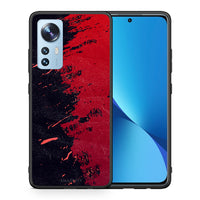 Thumbnail for Θήκη Αγίου Βαλεντίνου Xiaomi 12 / 12X 5G Red Paint από τη Smartfits με σχέδιο στο πίσω μέρος και μαύρο περίβλημα | Xiaomi 12 / 12X 5G Red Paint case with colorful back and black bezels