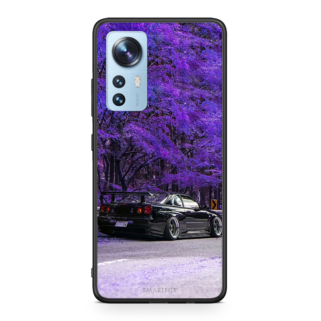 Xiaomi 12 / 12X 5G Super Car Θήκη Αγίου Βαλεντίνου από τη Smartfits με σχέδιο στο πίσω μέρος και μαύρο περίβλημα | Smartphone case with colorful back and black bezels by Smartfits