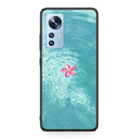 Thumbnail for Xiaomi 12 / 12X 5G Water Flower Θήκη από τη Smartfits με σχέδιο στο πίσω μέρος και μαύρο περίβλημα | Smartphone case with colorful back and black bezels by Smartfits
