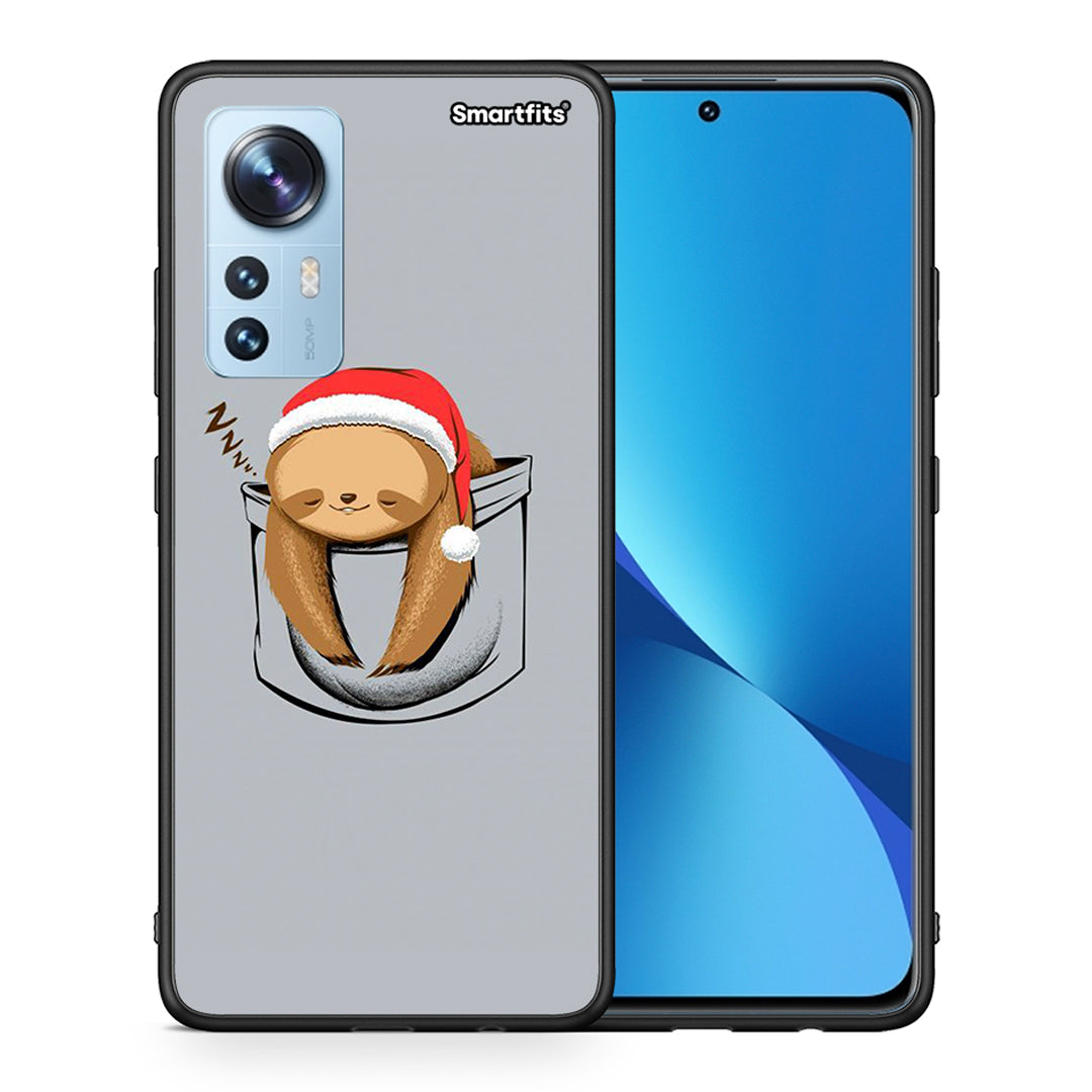 Θήκη Xiaomi 12/12X 5G Xmas Zzzz από τη Smartfits με σχέδιο στο πίσω μέρος και μαύρο περίβλημα | Xiaomi 12/12X 5G Xmas Zzzz case with colorful back and black bezels