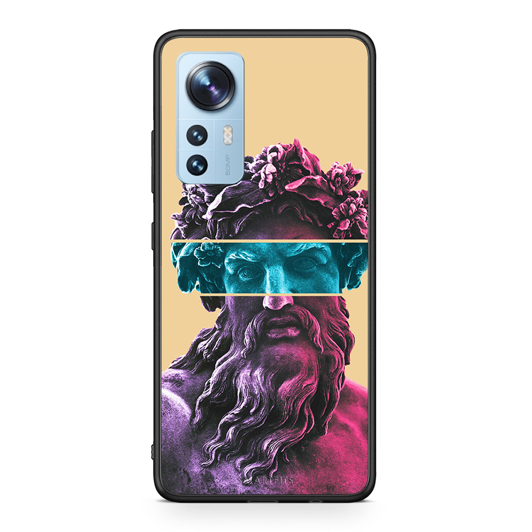 Xiaomi 12 / 12X 5G Zeus Art Θήκη Αγίου Βαλεντίνου από τη Smartfits με σχέδιο στο πίσω μέρος και μαύρο περίβλημα | Smartphone case with colorful back and black bezels by Smartfits