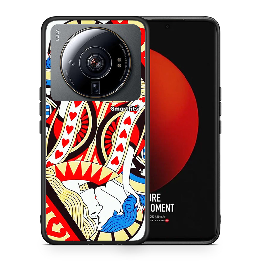 Θήκη Xiaomi 12S Ultra Card Love από τη Smartfits με σχέδιο στο πίσω μέρος και μαύρο περίβλημα | Xiaomi 12S Ultra Card Love case with colorful back and black bezels