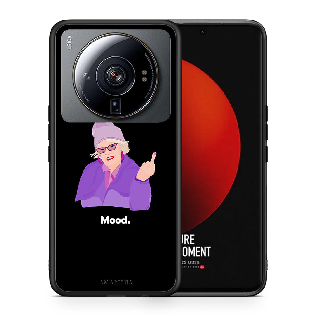 Θήκη Xiaomi 12S Ultra Grandma Mood Black από τη Smartfits με σχέδιο στο πίσω μέρος και μαύρο περίβλημα | Xiaomi 12S Ultra Grandma Mood Black case with colorful back and black bezels