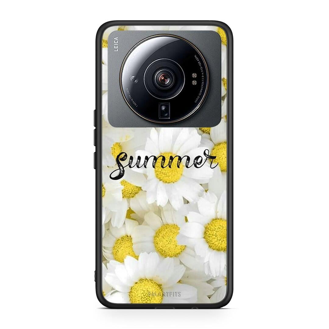 Xiaomi 12S Ultra Summer Daisies Θήκη από τη Smartfits με σχέδιο στο πίσω μέρος και μαύρο περίβλημα | Smartphone case with colorful back and black bezels by Smartfits