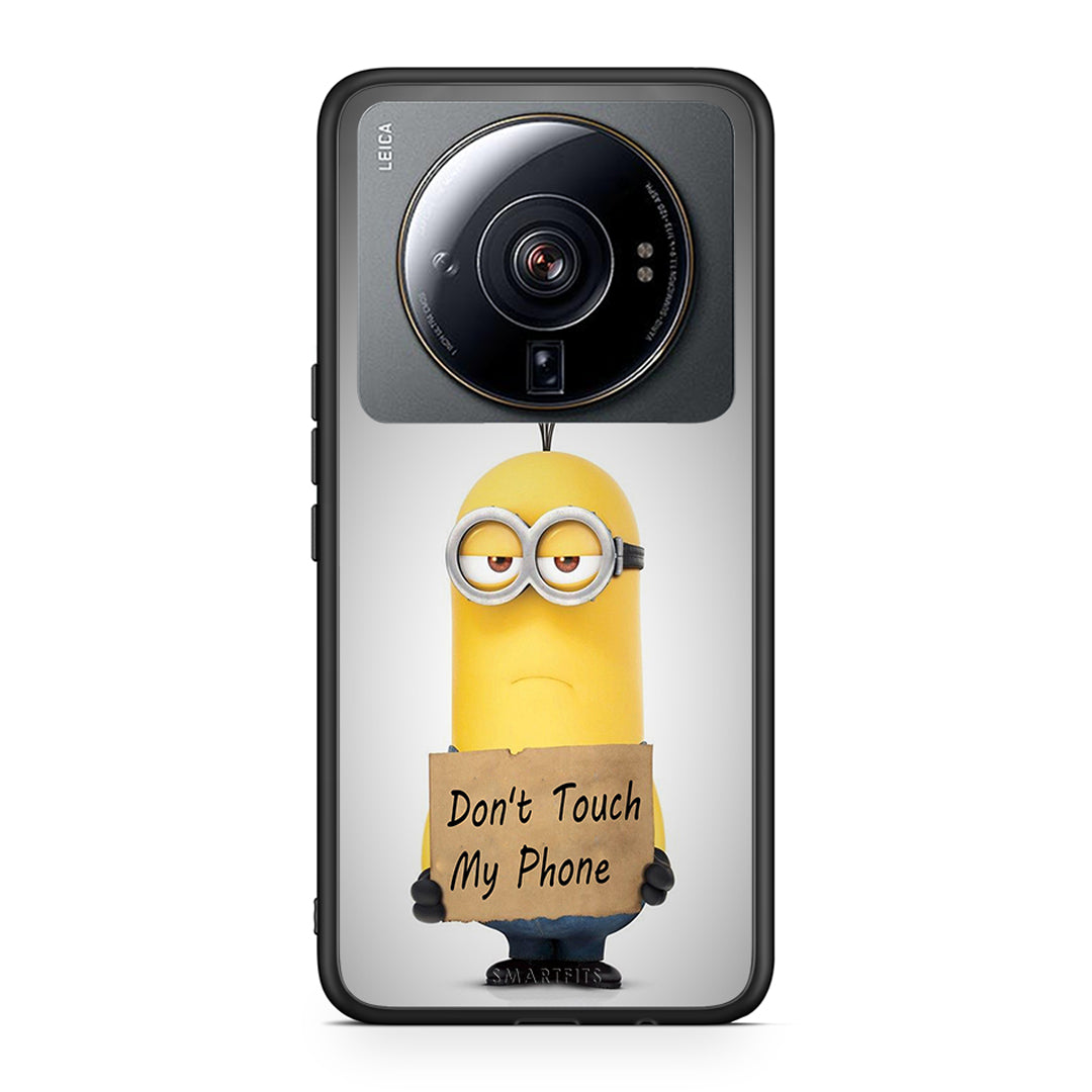 4 - Xiaomi 12S Ultra Minion Text case, cover, bumper