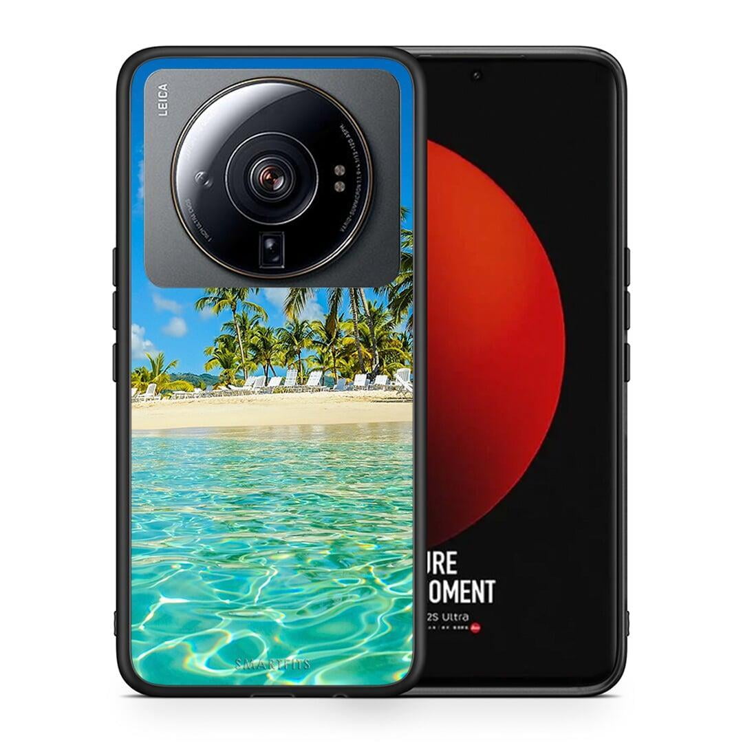 Θήκη Xiaomi 12S Ultra Tropical Vibes από τη Smartfits με σχέδιο στο πίσω μέρος και μαύρο περίβλημα | Xiaomi 12S Ultra Tropical Vibes case with colorful back and black bezels