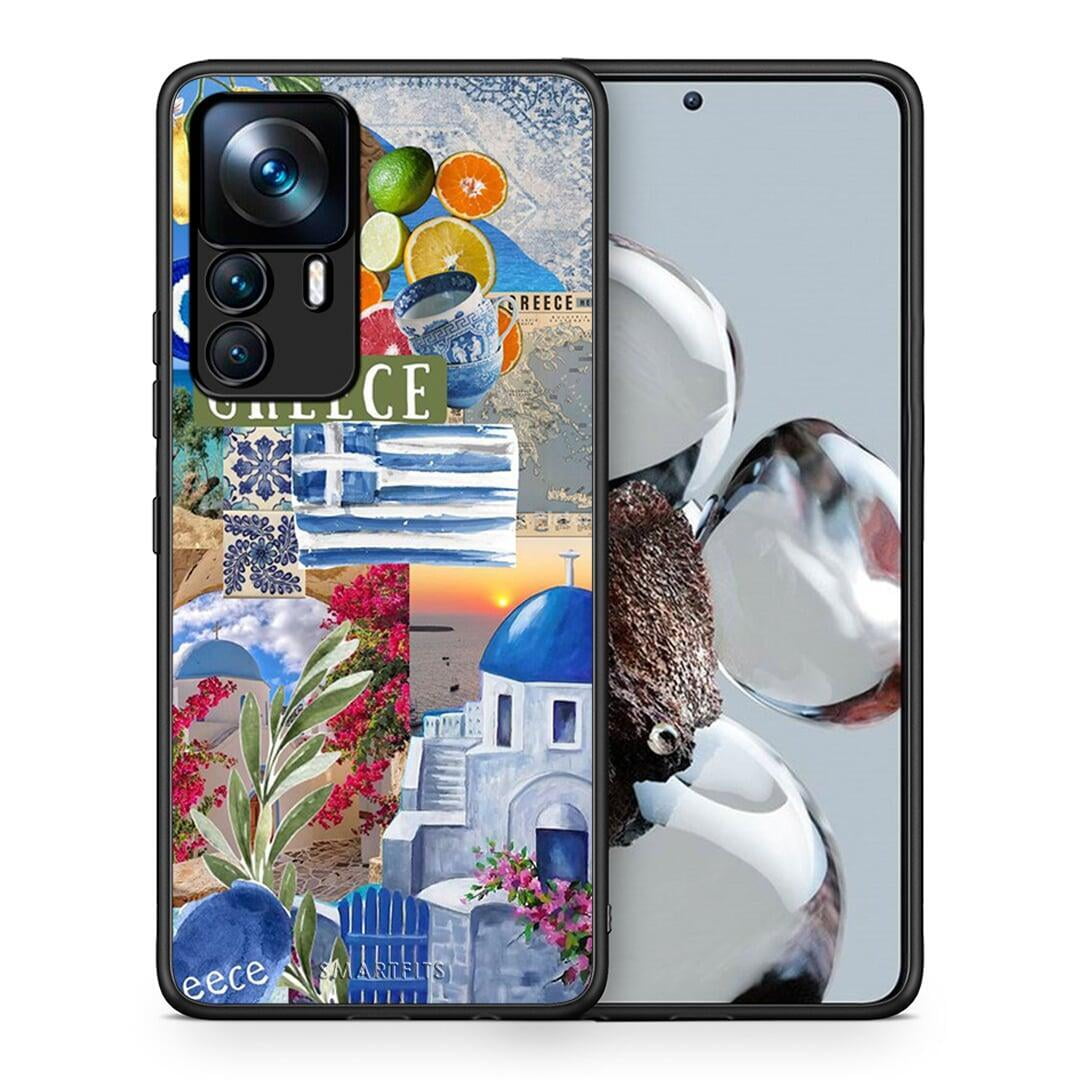 Θήκη Xiaomi 12T / 12T Pro / K50 Ultra All Greek από τη Smartfits με σχέδιο στο πίσω μέρος και μαύρο περίβλημα | Xiaomi 12T / 12T Pro / K50 Ultra All Greek case with colorful back and black bezels