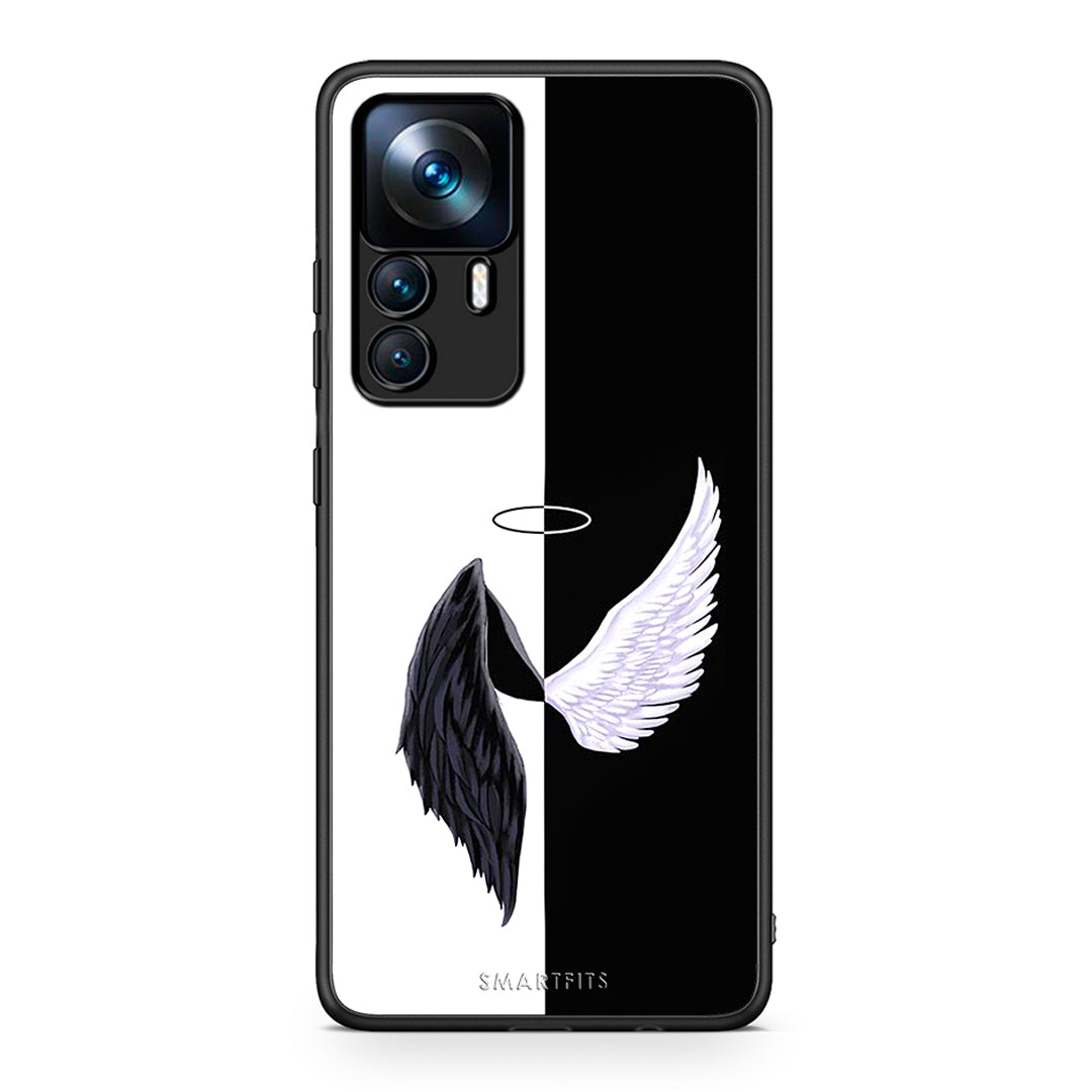 Xiaomi 12T / 12T Pro / K50 Ultra Angels Demons θήκη από τη Smartfits με σχέδιο στο πίσω μέρος και μαύρο περίβλημα | Smartphone case with colorful back and black bezels by Smartfits