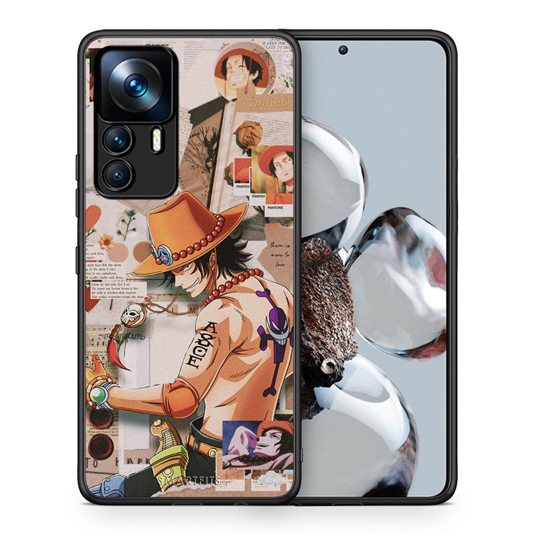 Θήκη Xiaomi 12T / 12T Pro / K50 Ultra Anime Collage από τη Smartfits με σχέδιο στο πίσω μέρος και μαύρο περίβλημα | Xiaomi 12T / 12T Pro / K50 Ultra Anime Collage case with colorful back and black bezels