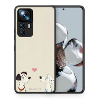 Thumbnail for Θήκη Xiaomi 12T / 12T Pro / K50 Ultra Dalmatians Love από τη Smartfits με σχέδιο στο πίσω μέρος και μαύρο περίβλημα | Xiaomi 12T / 12T Pro / K50 Ultra Dalmatians Love case with colorful back and black bezels