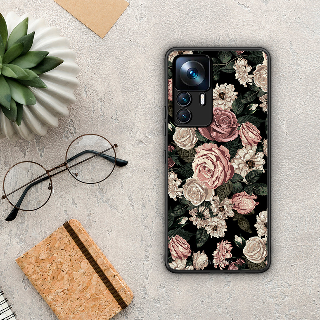 Flower Wild Roses - Xiaomi 12T / 12T Pro / K50 Ultra case