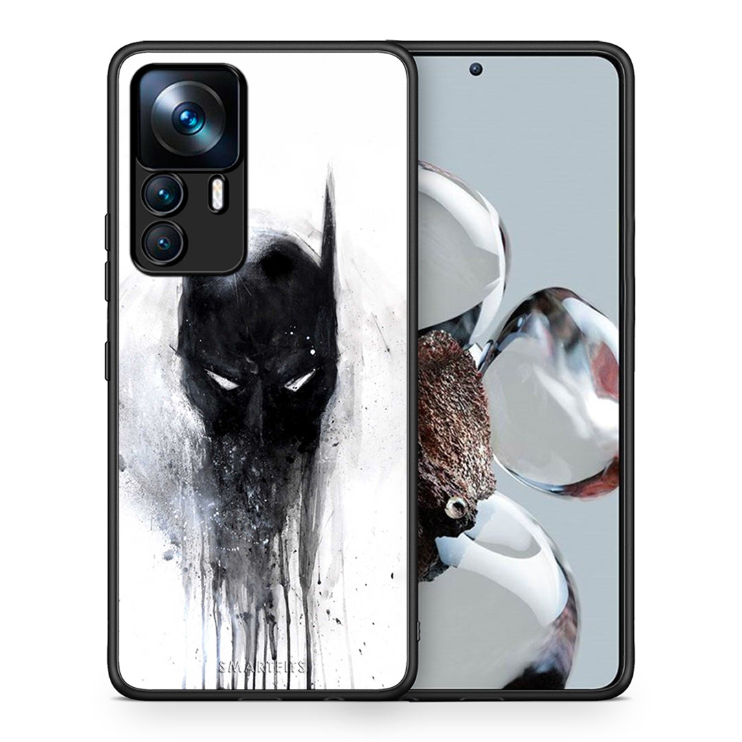 Θήκη Xiaomi 12T / 12T Pro / K50 Ultra Paint Bat Hero από τη Smartfits με σχέδιο στο πίσω μέρος και μαύρο περίβλημα | Xiaomi 12T / 12T Pro / K50 Ultra Paint Bat Hero case with colorful back and black bezels