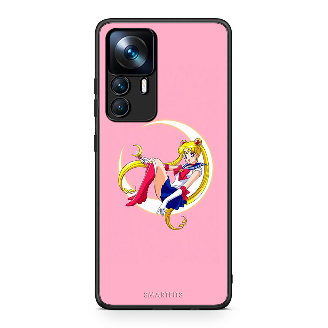 Xiaomi 12T / 12T Pro / K50 Ultra Moon Girl θήκη από τη Smartfits με σχέδιο στο πίσω μέρος και μαύρο περίβλημα | Smartphone case with colorful back and black bezels by Smartfits