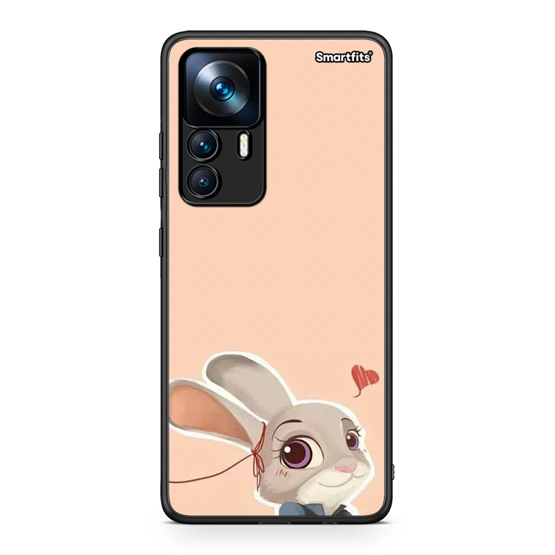 Xiaomi 12T / 12T Pro / K50 Ultra Nick Wilde And Judy Hopps Love 2 θήκη από τη Smartfits με σχέδιο στο πίσω μέρος και μαύρο περίβλημα | Smartphone case with colorful back and black bezels by Smartfits