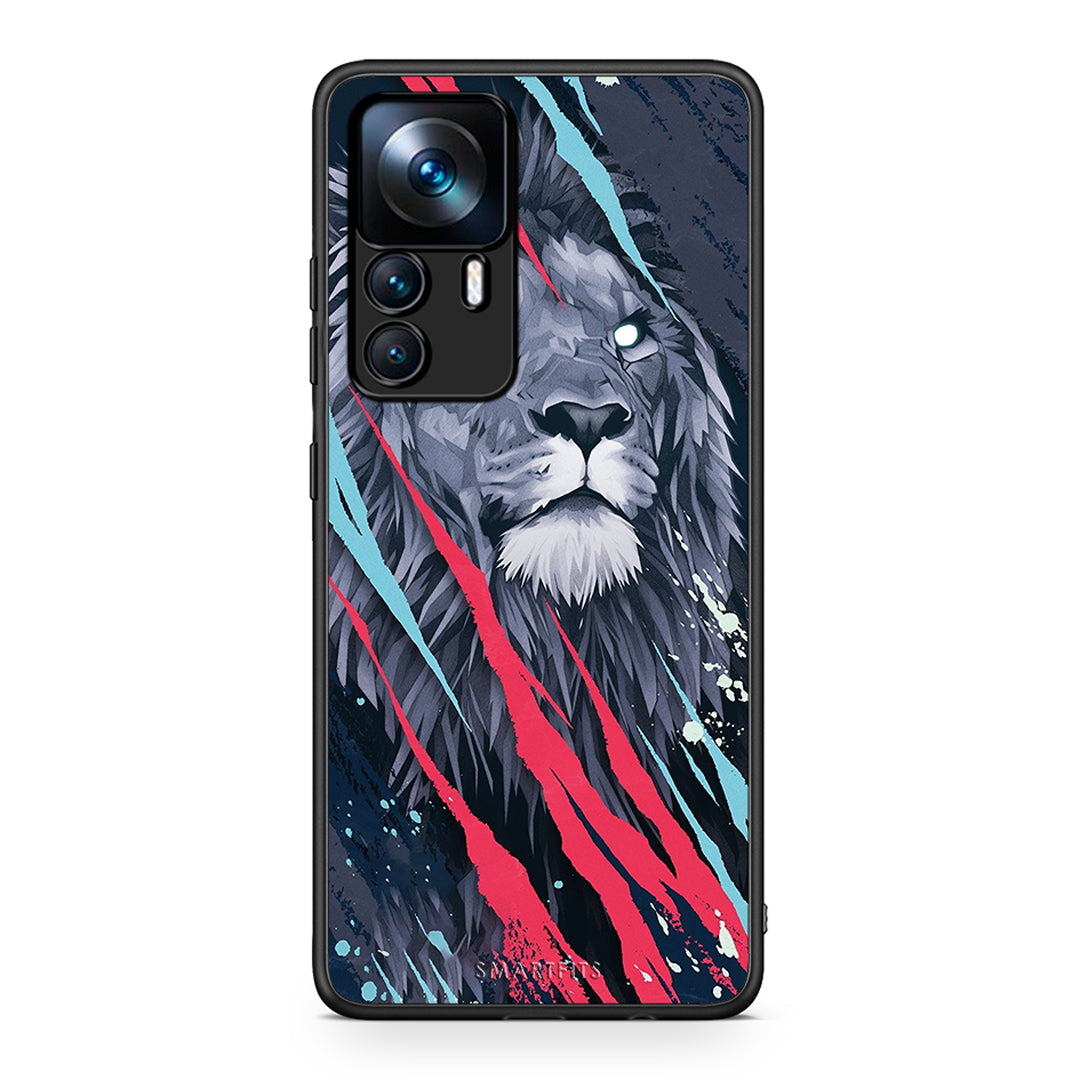 4 - Xiaomi 12T / 12T Pro / K50 Ultra Lion Designer PopArt case, cover, bumper