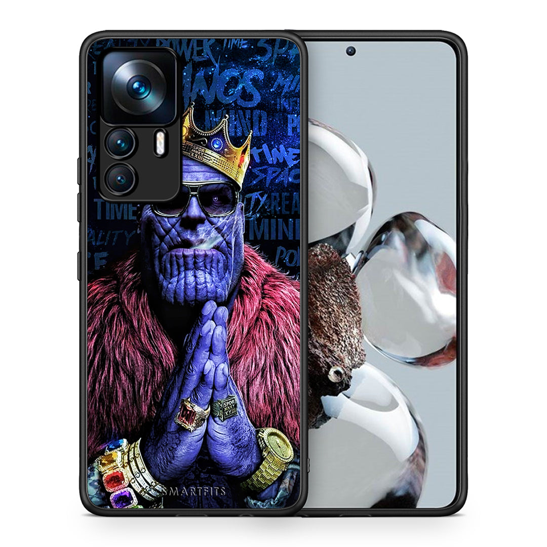 Θήκη Xiaomi 12T / 12T Pro / K50 Ultra Thanos PopArt από τη Smartfits με σχέδιο στο πίσω μέρος και μαύρο περίβλημα | Xiaomi 12T / 12T Pro / K50 Ultra Thanos PopArt case with colorful back and black bezels