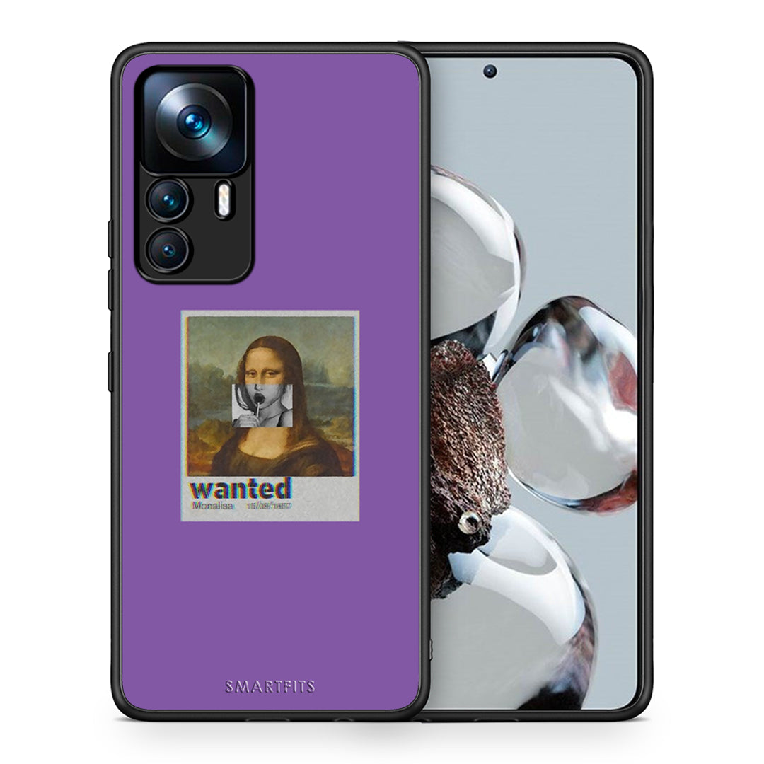 Θήκη Xiaomi 12T / 12T Pro / K50 Ultra Monalisa Popart από τη Smartfits με σχέδιο στο πίσω μέρος και μαύρο περίβλημα | Xiaomi 12T / 12T Pro / K50 Ultra Monalisa Popart case with colorful back and black bezels