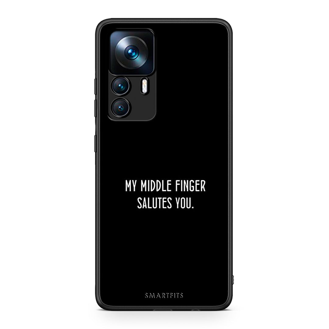 Xiaomi 12T / 12T Pro / K50 Ultra Salute θήκη από τη Smartfits με σχέδιο στο πίσω μέρος και μαύρο περίβλημα | Smartphone case with colorful back and black bezels by Smartfits