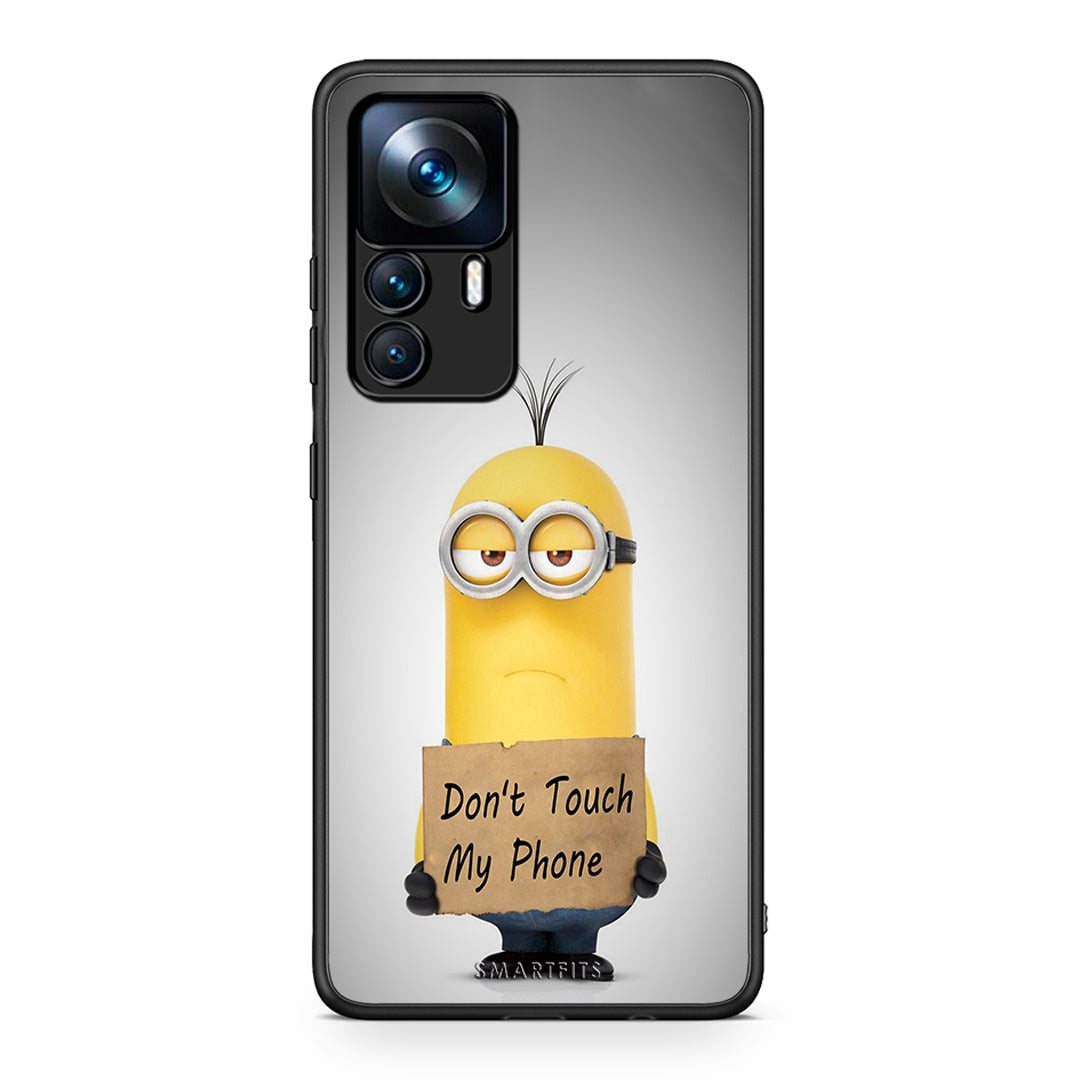 4 - Xiaomi 12T / 12T Pro / K50 Ultra Minion Text case, cover, bumper