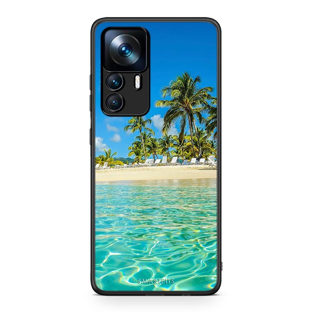 Xiaomi 12T / 12T Pro / K50 Ultra Tropical Vibes Θήκη από τη Smartfits με σχέδιο στο πίσω μέρος και μαύρο περίβλημα | Smartphone case with colorful back and black bezels by Smartfits