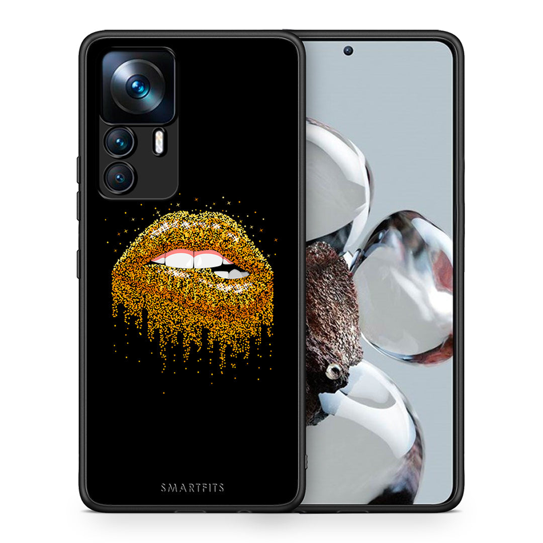 Θήκη Xiaomi 12T / 12T Pro / K50 Ultra Golden Valentine από τη Smartfits με σχέδιο στο πίσω μέρος και μαύρο περίβλημα | Xiaomi 12T / 12T Pro / K50 Ultra Golden Valentine case with colorful back and black bezels