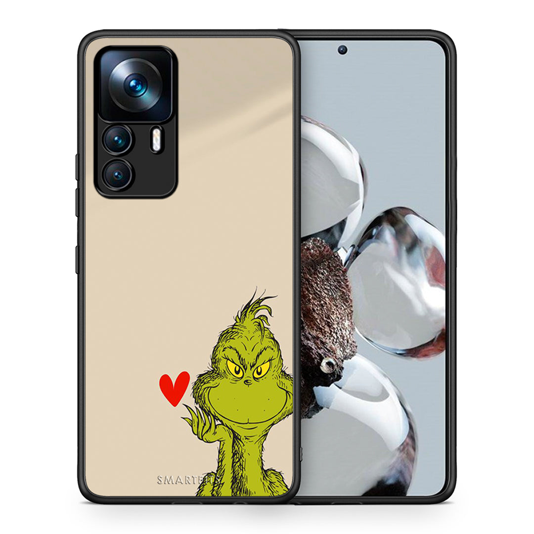 Θήκη Xiaomi 12T / K50 Ultra Xmas Grinch από τη Smartfits με σχέδιο στο πίσω μέρος και μαύρο περίβλημα | Xiaomi 12T / K50 Ultra Xmas Grinch case with colorful back and black bezels