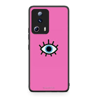 Thumbnail for Θήκη Xiaomi 13 Lite 5G Blue Eye Pink από τη Smartfits με σχέδιο στο πίσω μέρος και μαύρο περίβλημα | Xiaomi 13 Lite 5G Blue Eye Pink Case with Colorful Back and Black Bezels