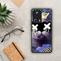 Thumbnail for Θήκη Xiaomi 13 Lite 5G Cat Collage από τη Smartfits με σχέδιο στο πίσω μέρος και μαύρο περίβλημα | Xiaomi 13 Lite 5G Cat Collage Case with Colorful Back and Black Bezels