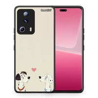 Thumbnail for Θήκη Xiaomi 13 Lite 5G Dalmatians Love από τη Smartfits με σχέδιο στο πίσω μέρος και μαύρο περίβλημα | Xiaomi 13 Lite 5G Dalmatians Love Case with Colorful Back and Black Bezels