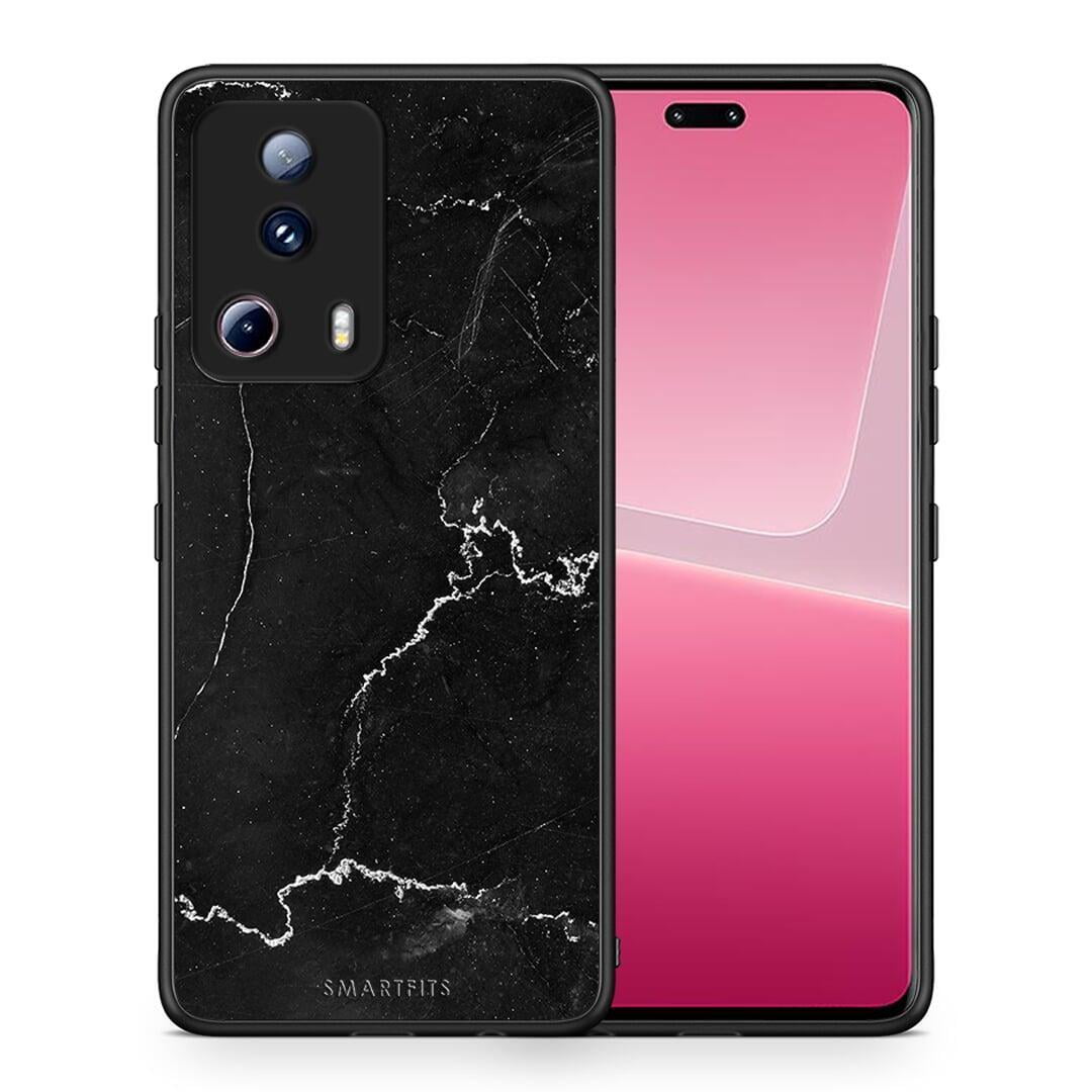 Θήκη Xiaomi 13 Lite 5G Marble Black από τη Smartfits με σχέδιο στο πίσω μέρος και μαύρο περίβλημα | Xiaomi 13 Lite 5G Marble Black Case with Colorful Back and Black Bezels