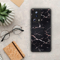 Thumbnail for Θήκη Xiaomi 13 Lite 5G Marble Black Rosegold από τη Smartfits με σχέδιο στο πίσω μέρος και μαύρο περίβλημα | Xiaomi 13 Lite 5G Marble Black Rosegold Case with Colorful Back and Black Bezels